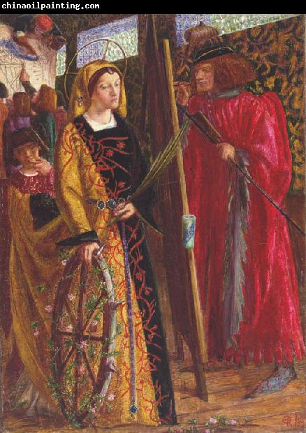 Dante Gabriel Rossetti St Catherine (mk28)