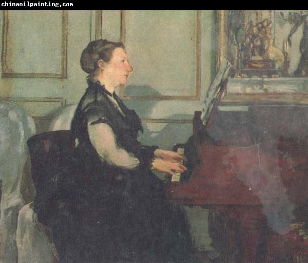 Edouard Manet Mme Manet at the Piano (mk40)