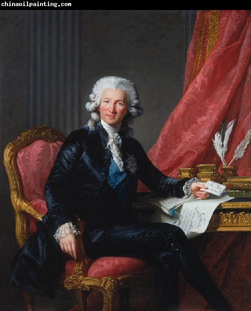 Elisabeth LouiseVigee Lebrun Charles-Alexandre de Calonne (mk25)