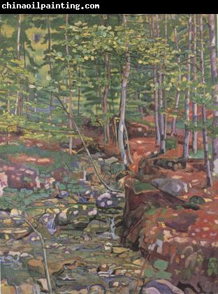 Ferdinand Hodler The Forest Interior near Reichenbach (nn02)