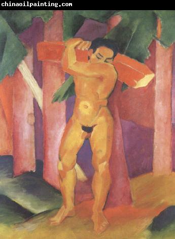 Franz Marc Woodcutter (mk34)