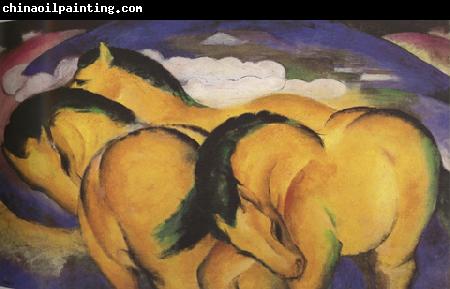 Franz Marc The Little Yellow Horses (mk34)