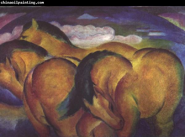 Franz Marc Little Yellow Horses (nn03)