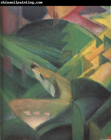 Franz Marc Details of The Monkey (mk34)