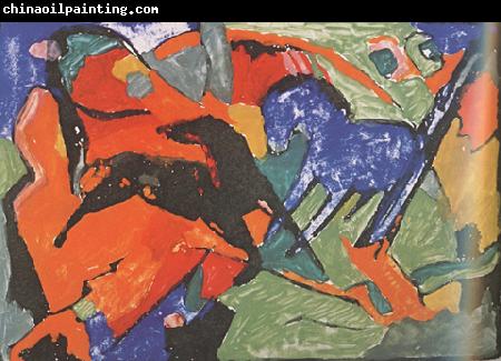 Franz Marc Two Horses (mk34)