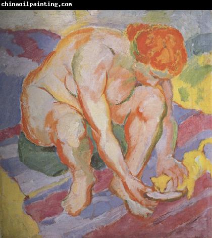 Franz Marc Nude with  Cat (mk34)