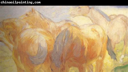 Franz Marc Large Lenggries Horse Painting 1 (mk34)