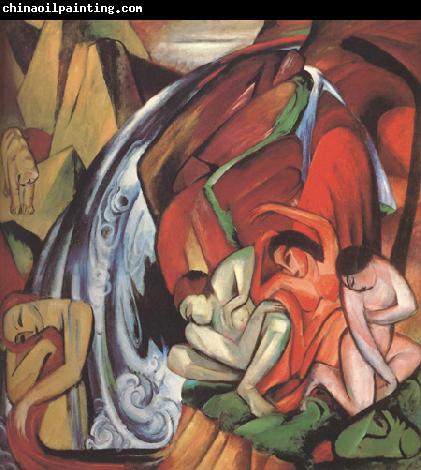 Franz Marc The Waterfall (mk34)