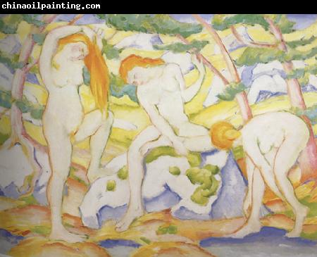 Franz Marc Bathing Girls (mk34)