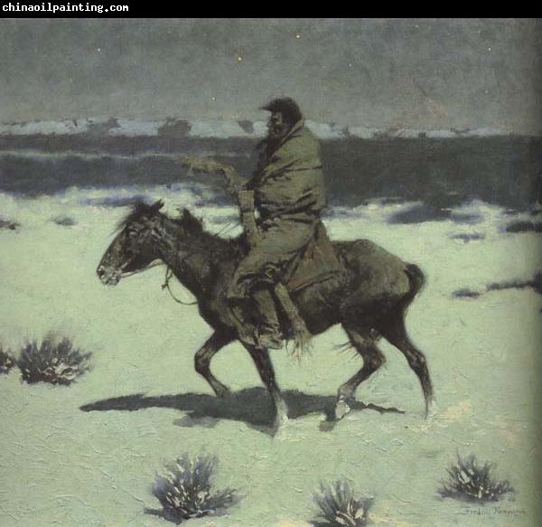 Frederic Remington The Luckless Hunter (mk43)