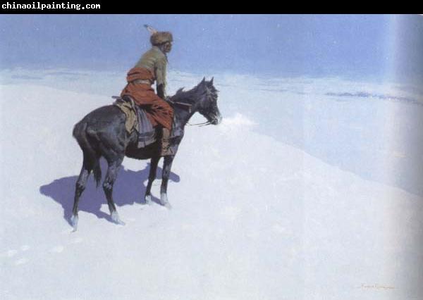 Frederic Remington The Scout:Friends or Foes (mk43)