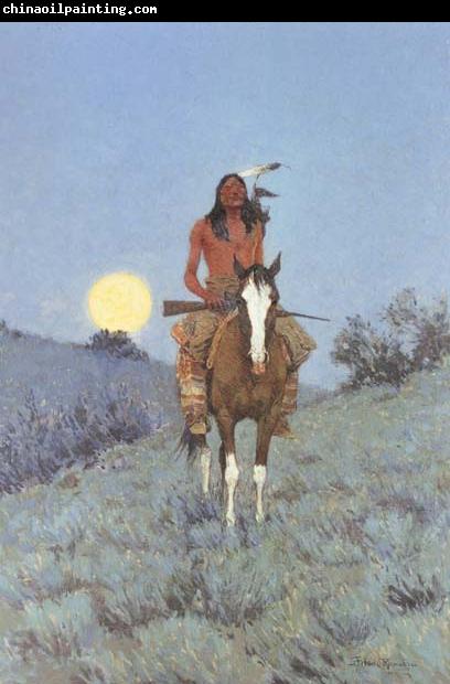 Frederic Remington The Outlier (mk43)