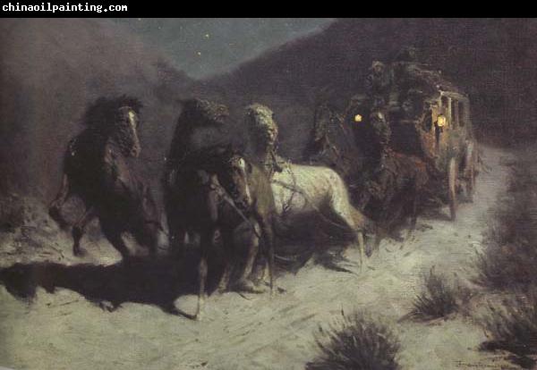 Frederic Remington A Taint on the Wind (mk43)