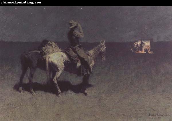 Frederic Remington The Stranger (mk43)