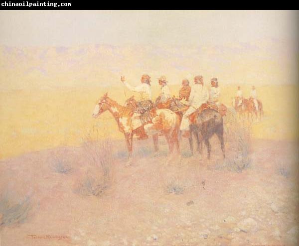 Frederic Remington Evening in the Desert (mk43)