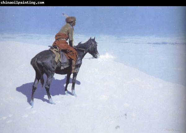 Frederic Remington The Scout:Frends or Foes (mk43)