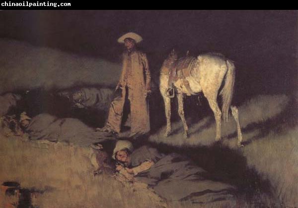 Frederic Remington In from the Night Herd (mk43)