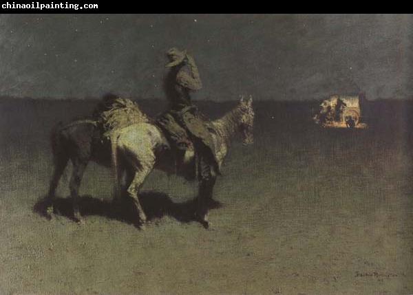 Frederic Remington The Stranger (mk43)