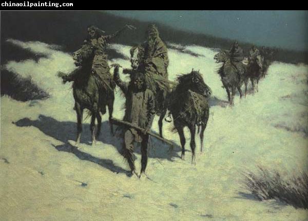 Frederic Remington Trail of the Shod Horse (mk43)