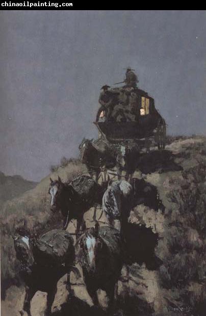 Frederic Remington The Old Stage-Coach of the Plains (mk43)