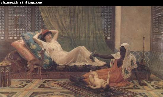 Frederick Goodall A New Light in the Harem (mk32)