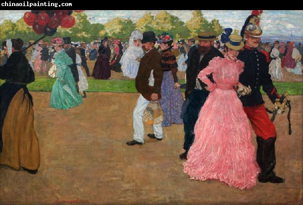 Henri Evenepoel Sunday Promenade at Saint-Cloud (nn02)