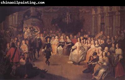 Hieronymus Janssens Charles II Dancing at a Ball at Court (mk25)