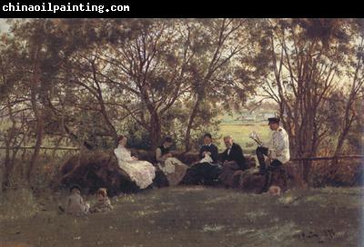 Ilya Repin On the Turf Bench (nn02)