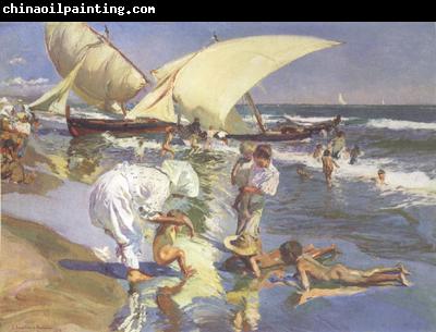 Joaquin Sorolla Beach of Valencia by Morning Light (nn02)