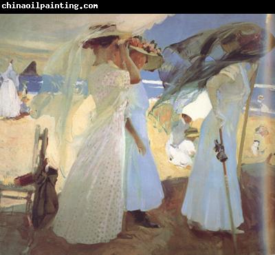 Joaquin Sorolla Under the Awning (Zarauz) (nn02)