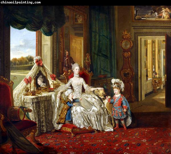 Johann Zoffany Queen Charlotte at her Dressing Table (mk25)