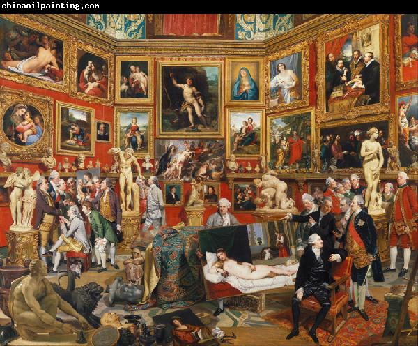 Johann Zoffany The Tribuna of the Uffizi (mk25)