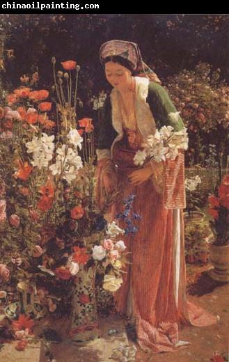 John Frederick Lewis In the Bey's Garden Asia Minor (mk32)