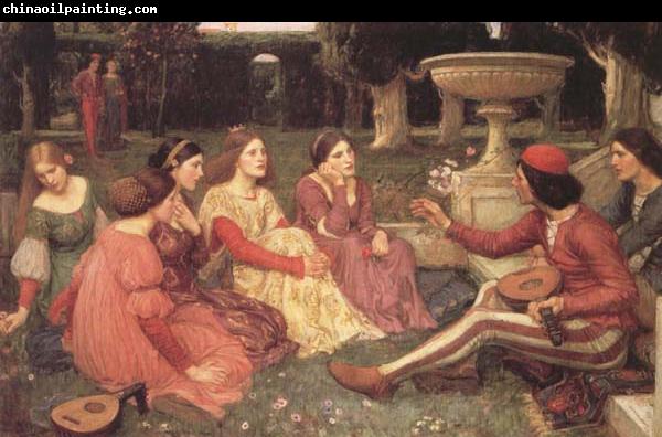 John William Waterhouse A Tale from The Decameron (mk41)