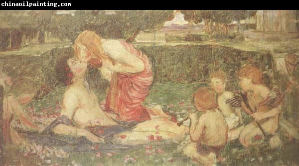 John William Waterhouse Study for  The Awakening of Adonis (mk41)