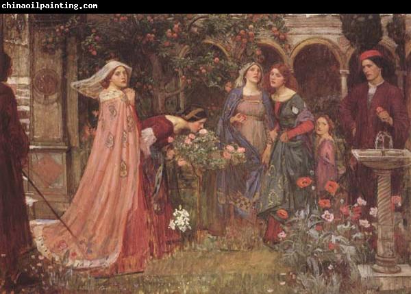 John William Waterhouse The Enchanted Garden (mk41)