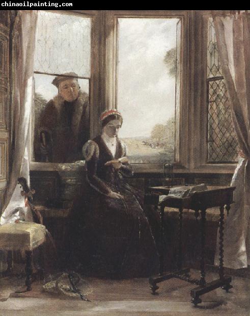 John callcott horsley,R.A. Lady Jane Grey and Roger Ascham (mk37)