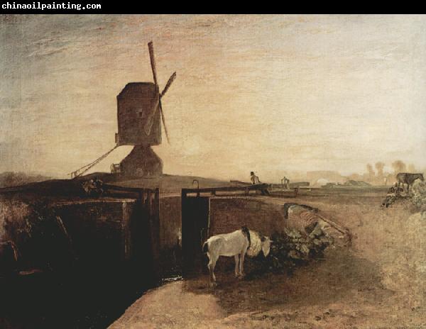 Joseph Mallord William Turner Grand Junction Canal at Southall Mill Windmill and Lock (mk31)