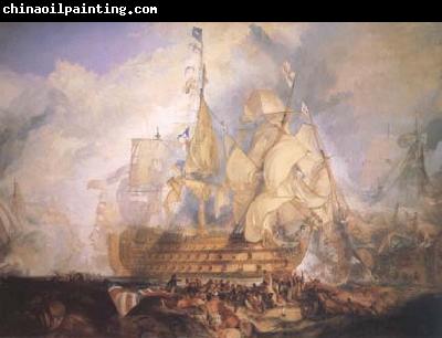 Joseph Mallord William Turner The Battle of Trafalgar (mk25)