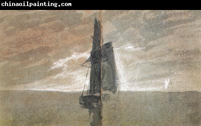 Joseph Mallord William Turner Sailing vessel at sea (mk31)