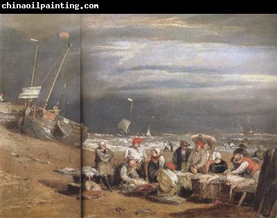 Joseph Mallord William Turner Fishmarket on thte beach (mk31)