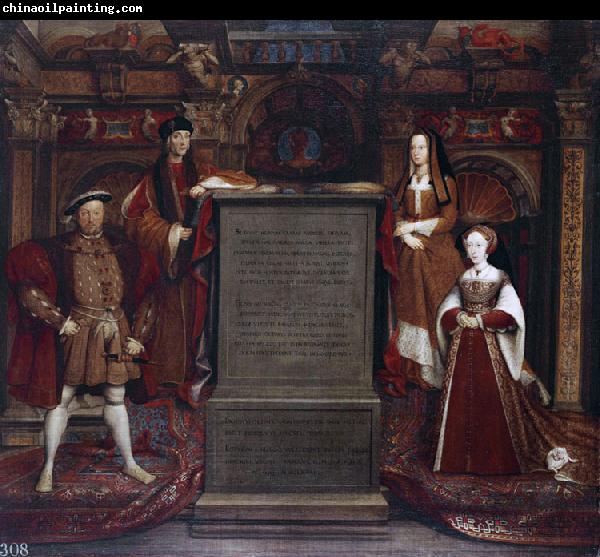 Leemput, Remigius van Henry VII and Elizabeth of York (mk25)