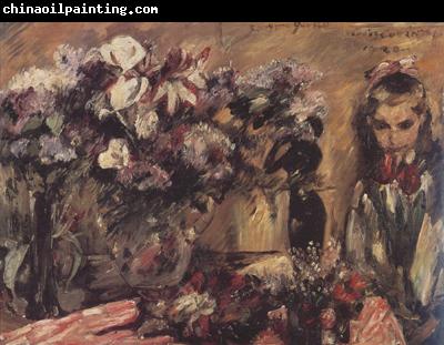 Lovis Corinth Wilhelmine with Flowers (nn02)