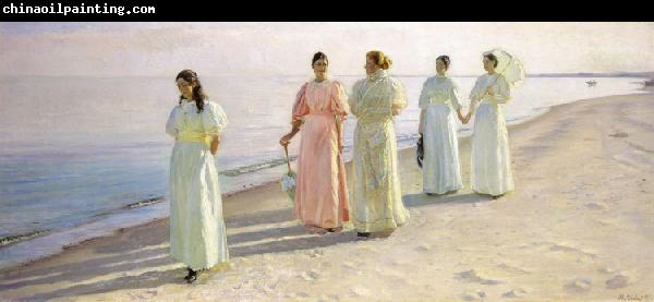 Michael Ancher Promenade on Skagen Beach (nn02)