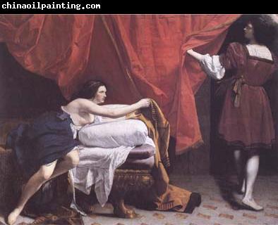 Orazio Gentileschi Joseph and Potiphar's Wife (mk25)