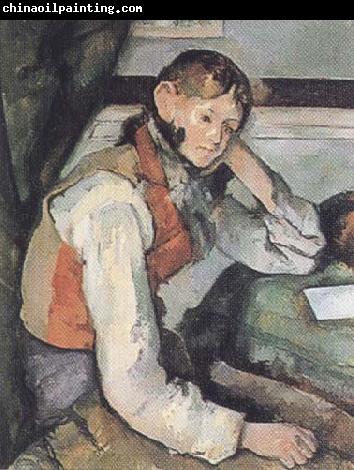 Paul Cezanne The Boy in a Red Waistcoat (mk35)