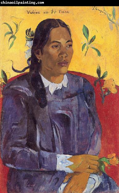 Paul Gauguin Woman with a Flower (nn03)