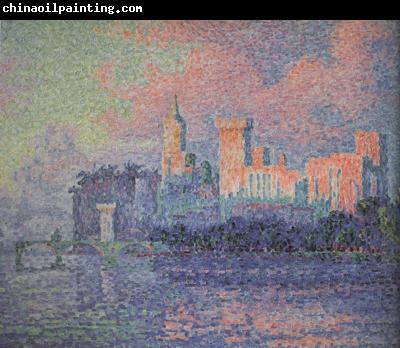 Paul Signac The Papal Palace Avignon (nn03)