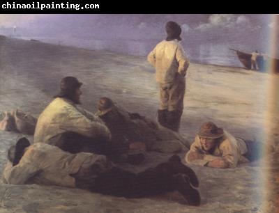 Peder Severin Kroyer Fishermen on the Skagen Beach (nn02)