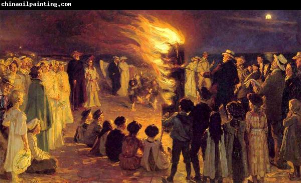 Peder Severin Kroyer Saint John s Bonfire on the Beach at the Skaw (nn02)